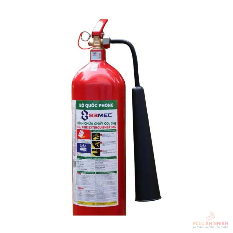 Bình chữa cháy khí CO2 3kg BQP MT3 - PCCC An Nhiên