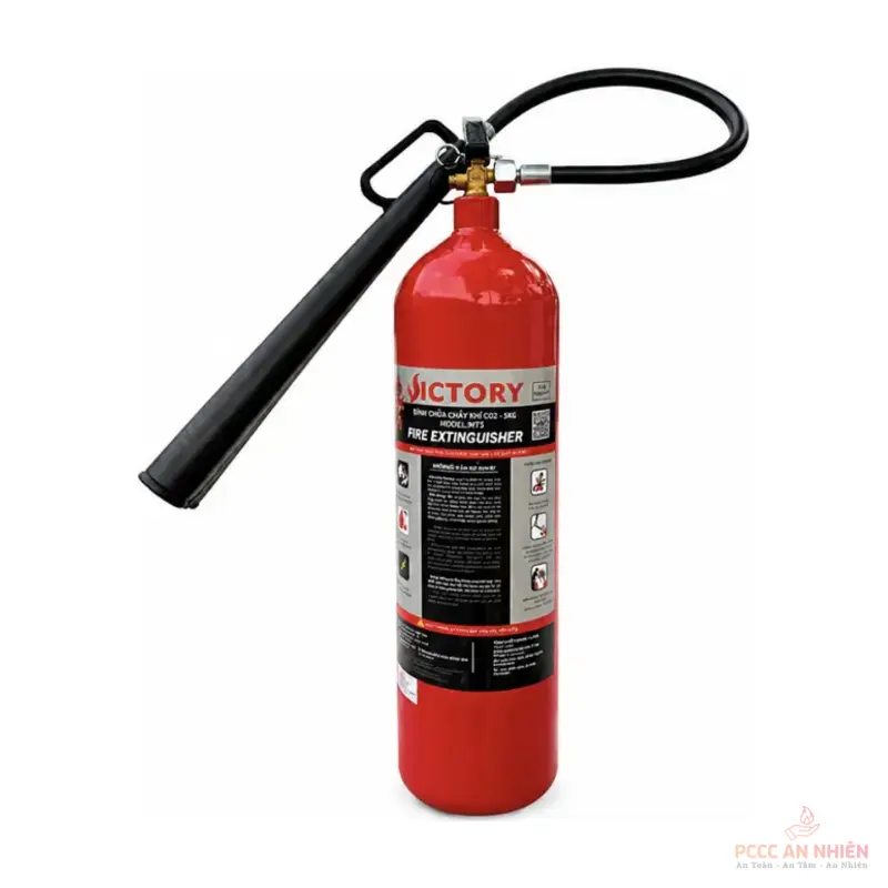 Bình chữa cháy khí CO2 5kg Victory MT5 - PCCC An Nhiên