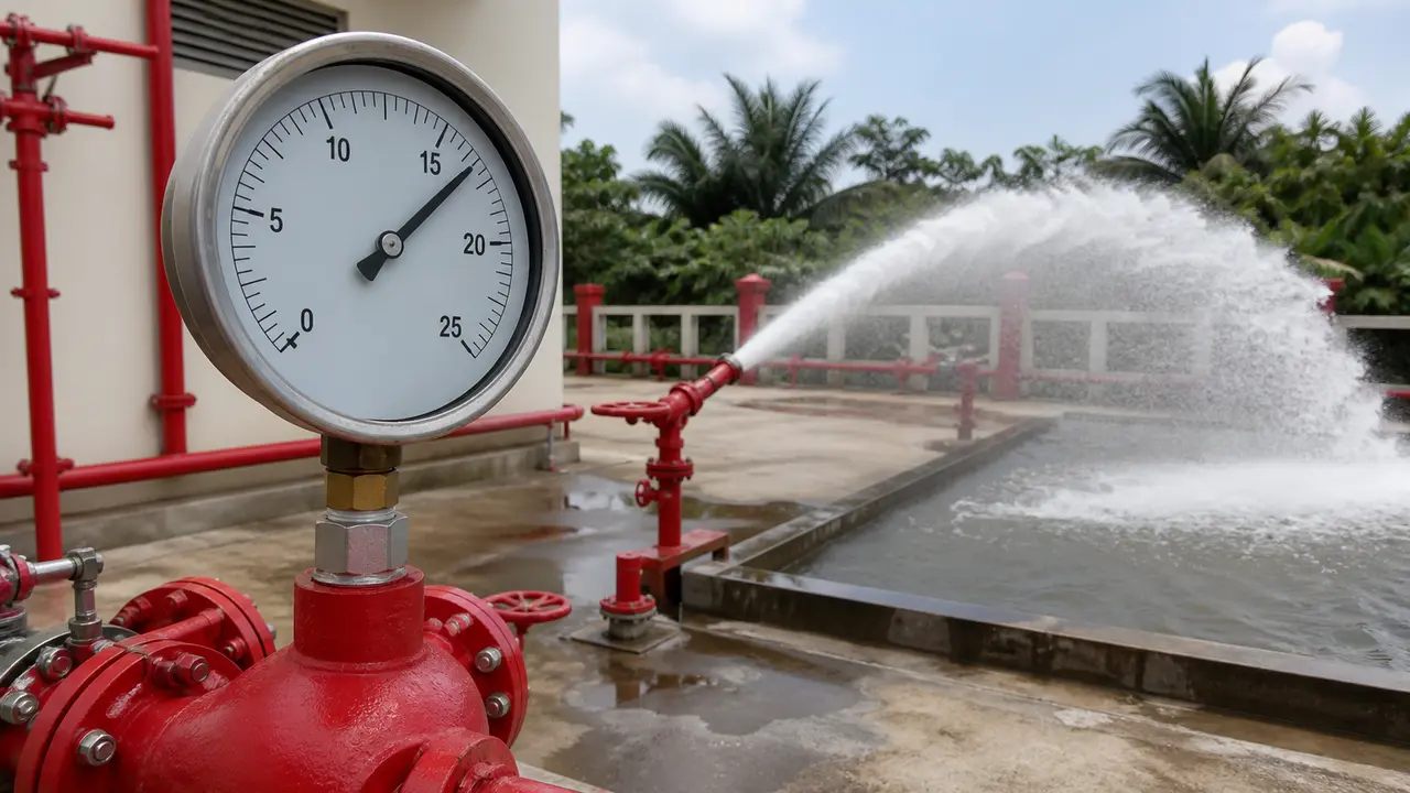 Áp lực nước chữa cháy: Yếu tố quyết định hiệu quả dập lửa - PCCC An Nhiên