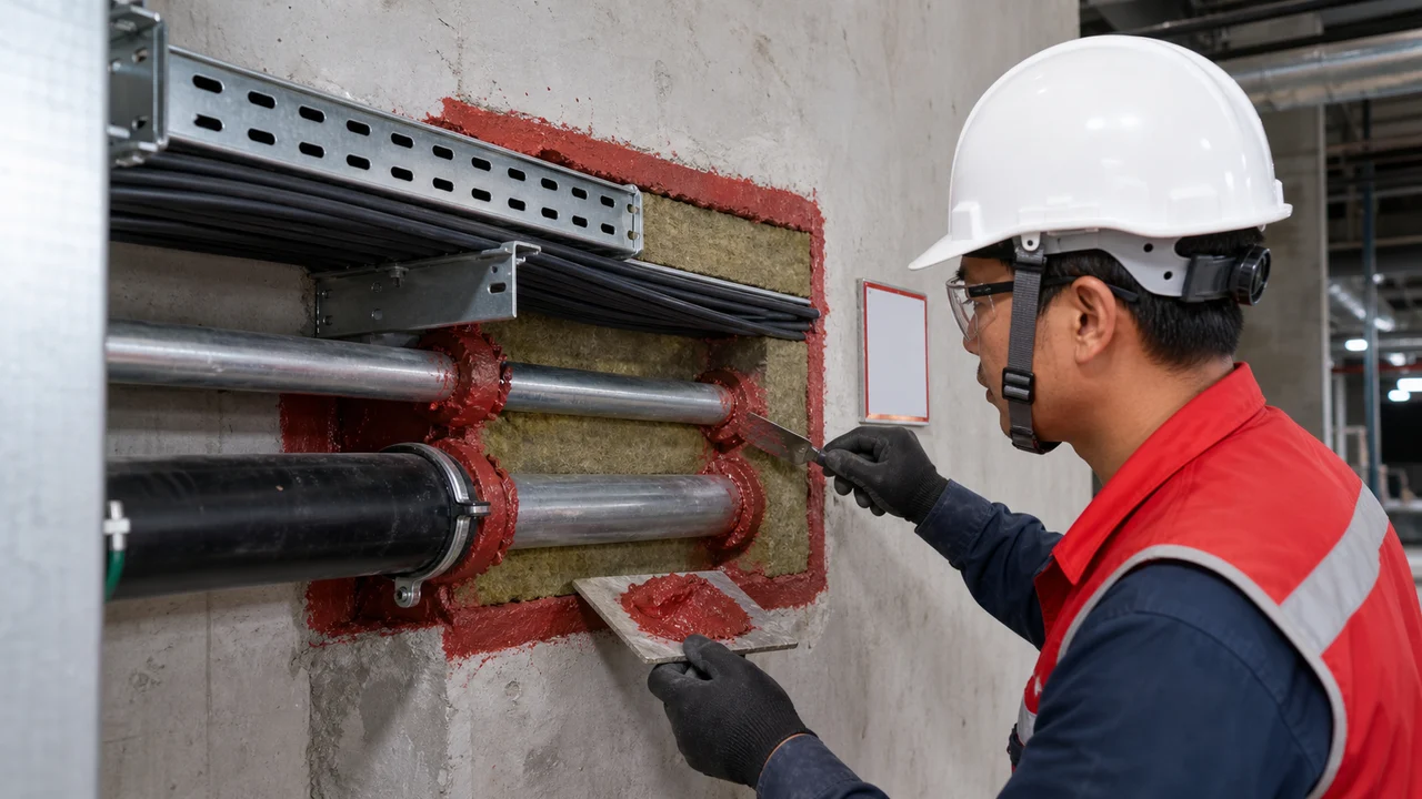 Firestop là gì? Xử lý lỗ xuyên tường, xuyên sàn chống cháy đúng kỹ thuật