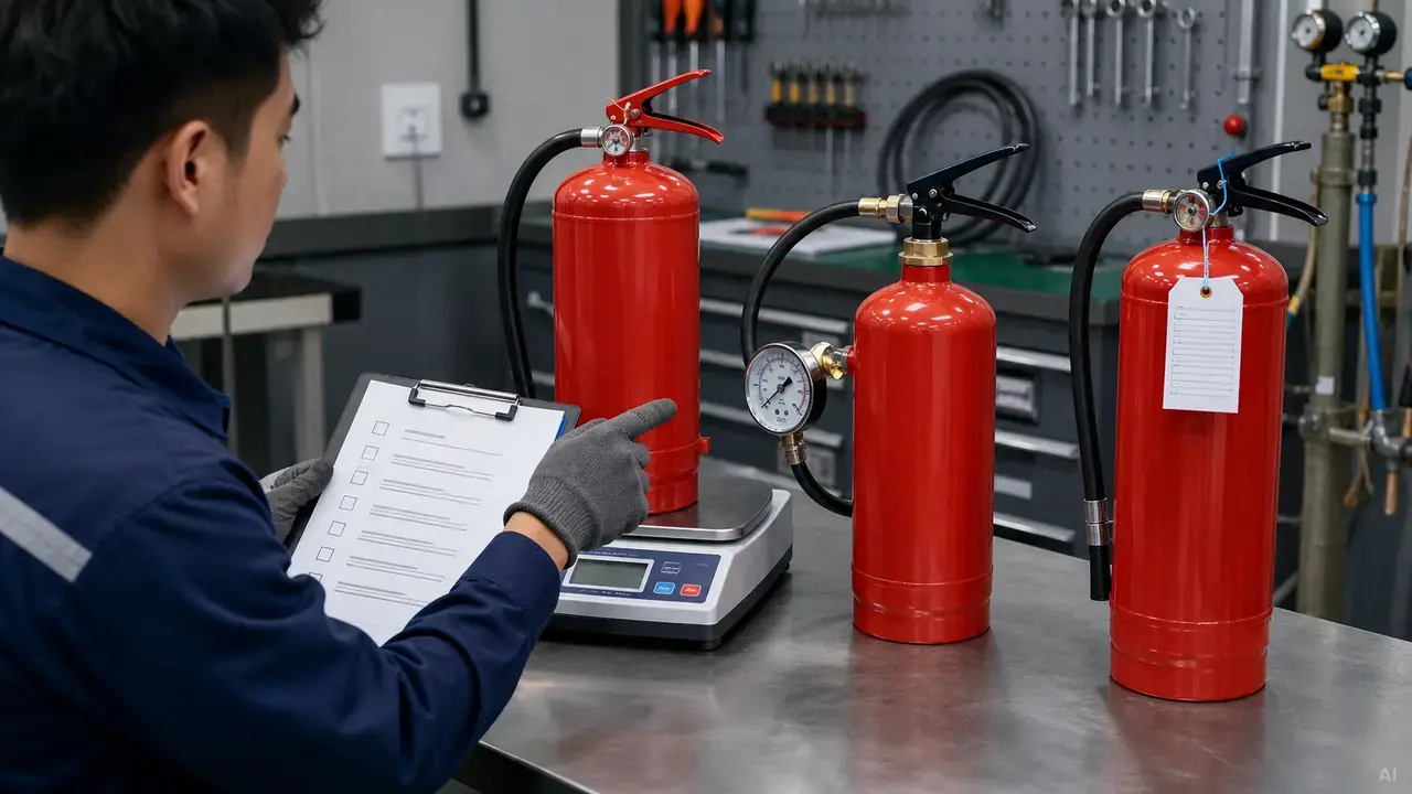 Khi nào cần nạp sạc bình chữa cháy? - PCCC An Nhiên