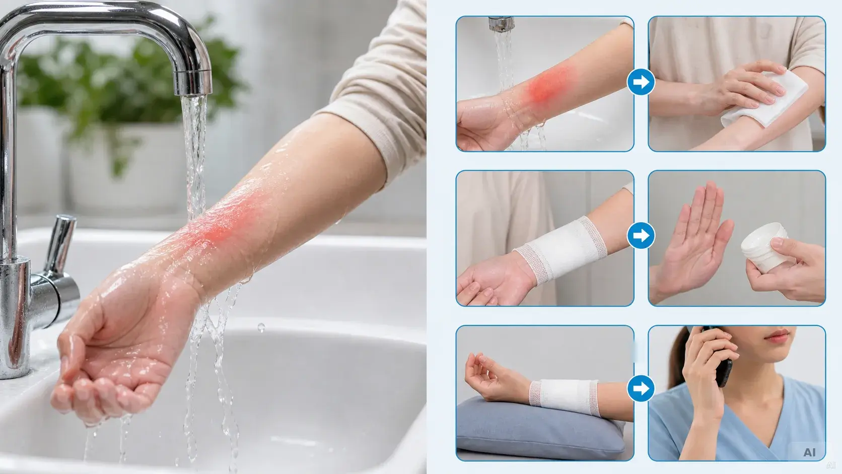 Kỹ năng sơ cứu người bị bỏng do cháy, nổ - PCCC An Nhiên