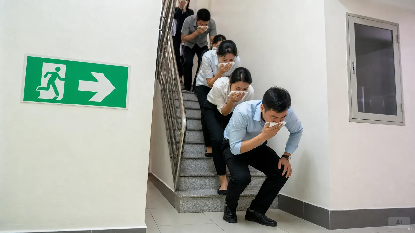 Kỹ năng thoát nạn khi xảy ra cháy tại nhà cao tầng