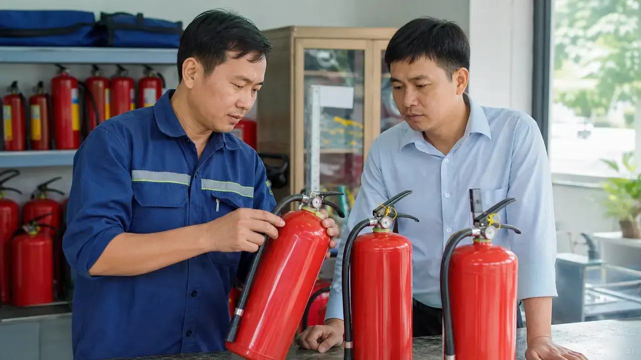 Tiêu chí lựa chọn đơn vị nạp sạc bình chữa cháy uy tín - PCCC An Nhiên