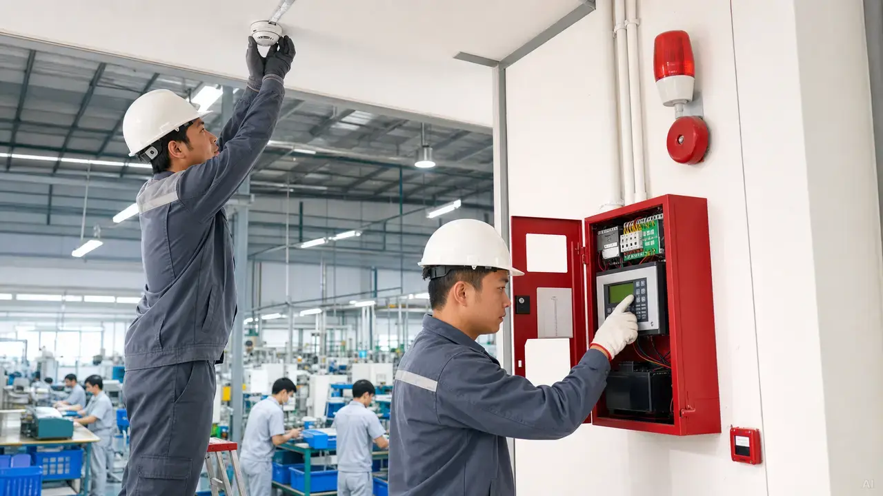 Thi công hệ thống báo cháy cho công trình đang hoạt động