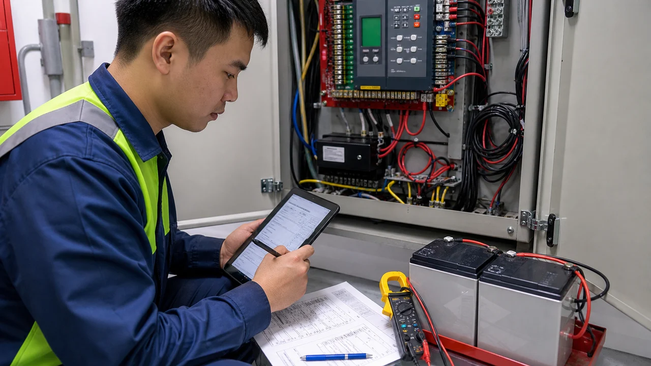 Cách tính dung lượng ắc quy dự phòng cho tủ báo cháy: Có ví dụ thực tế - PCCC An Nhiên