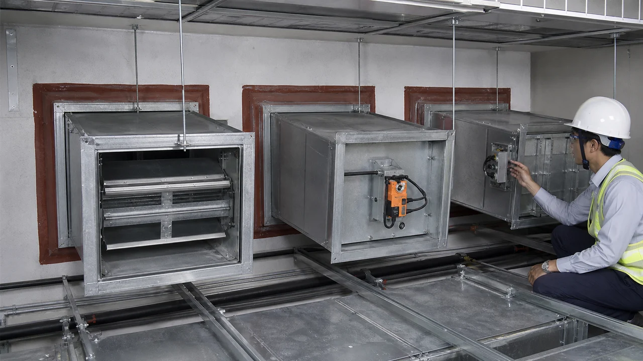 Van chặn lửa, van ngăn khói và van kết hợp khác nhau thế nào?