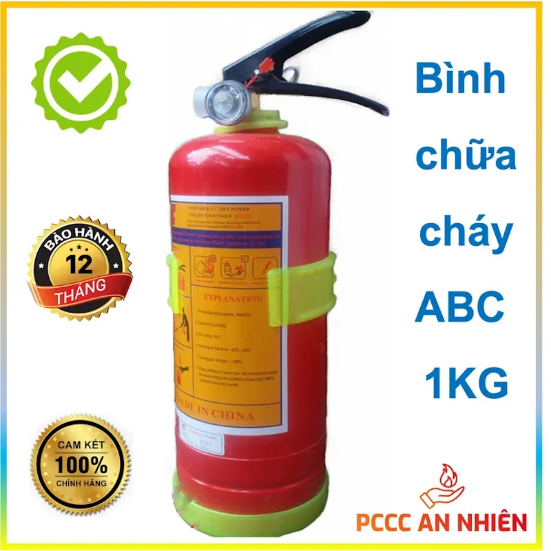 Bình chữa cháy bột ABC 1kg - PCCC An Nhiên