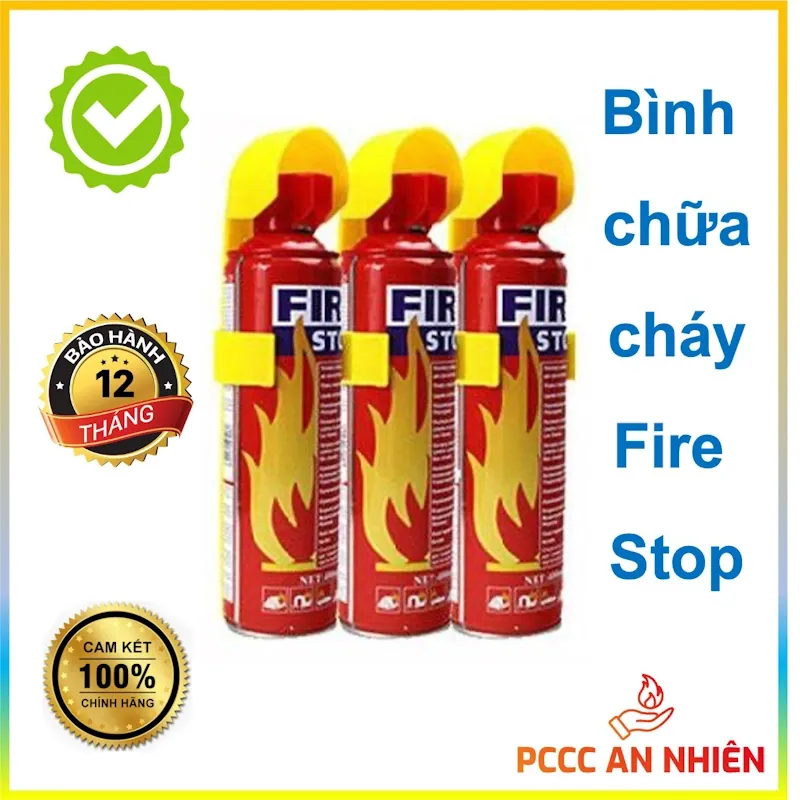 Bình xịt cứu hỏa FireStop 1000ml 2