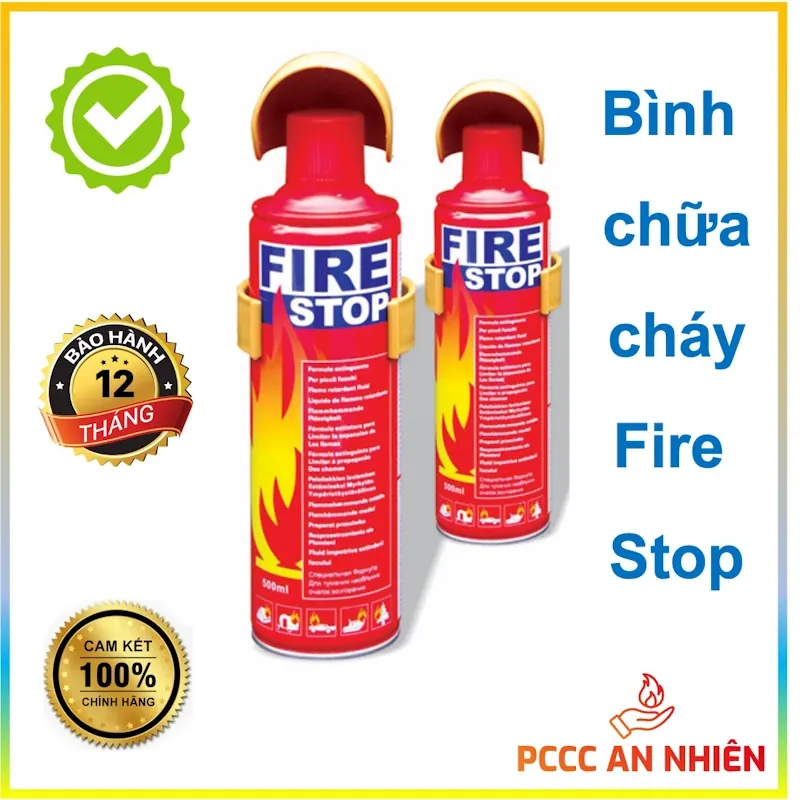 Bình xịt cứu hỏa FireStop 1000ml - PCCC An Nhiên