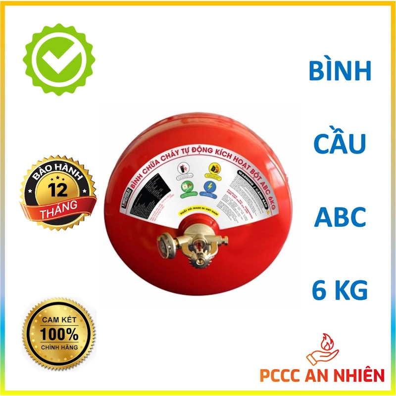 Hình ảnh sản phẩm Bình cầu chữa cháy tự động Tomoken 6 kg