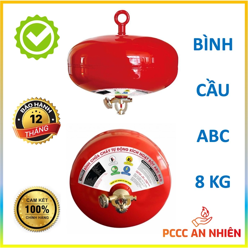 Hình ảnh sản phẩm Bình cầu chữa cháy tự động Tomoken 8kg