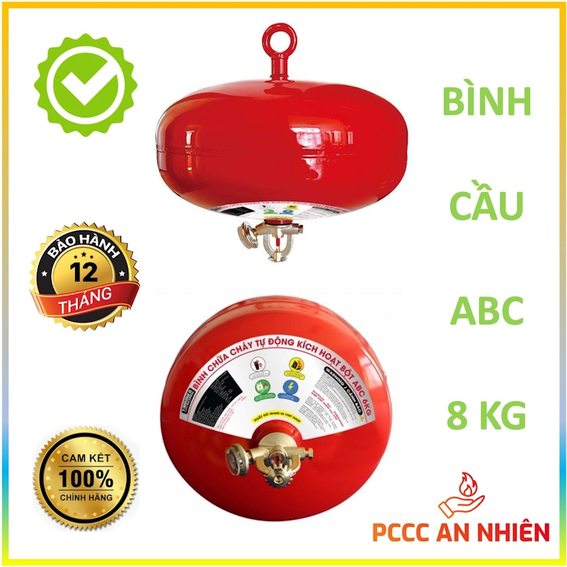 Hình ảnh sản phẩm Bình cầu chữa cháy tự động Tomoken 8kg