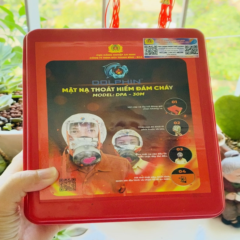 Hình ảnh sản phẩm Mặt Nạ Phòng Khói Độc DPA-30M - Hàng chính hãng của Bộ Công An