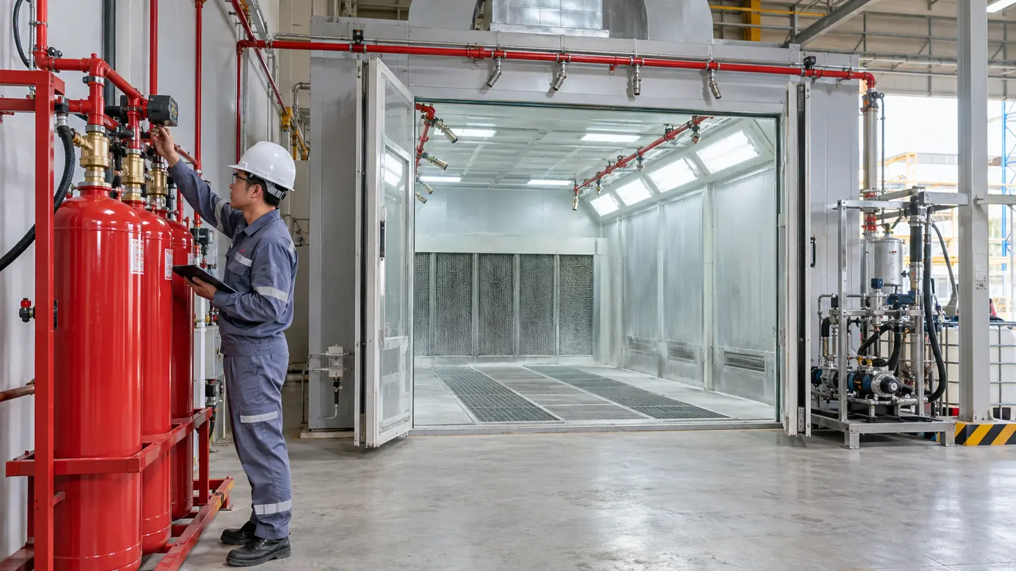 Thi công hệ thống chữa cháy bột khô - PCCC An Nhiên