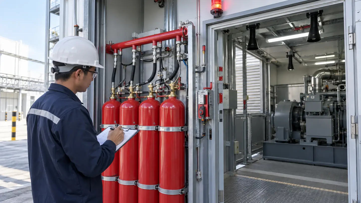 Thi công hệ thống chữa cháy CO2 - PCCC An Nhiên