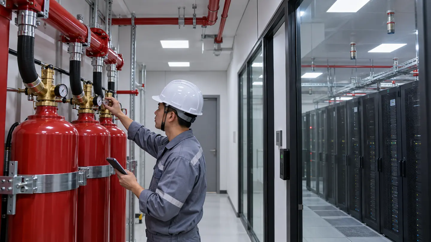 Thi công hệ thống chữa cháy khí sạch - PCCC An Nhiên