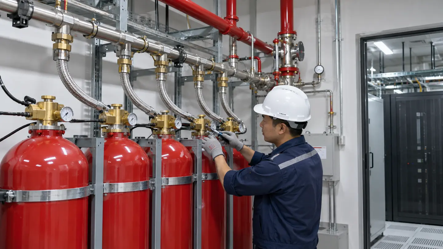 Thi công hệ thống chữa cháy khí trơ - PCCC An Nhiên