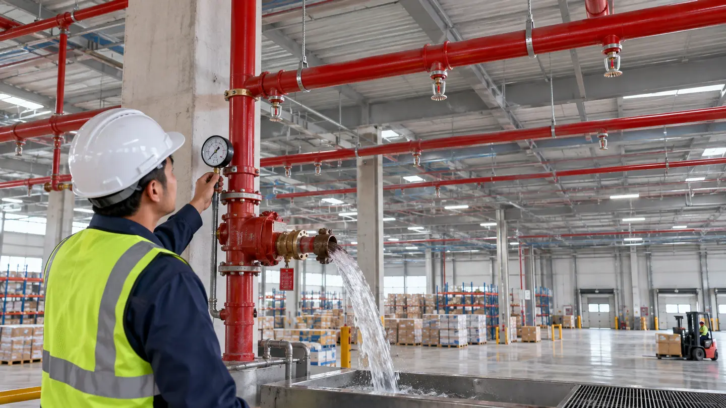 Thi công hệ thống chữa cháy sprinkler - PCCC An Nhiên
