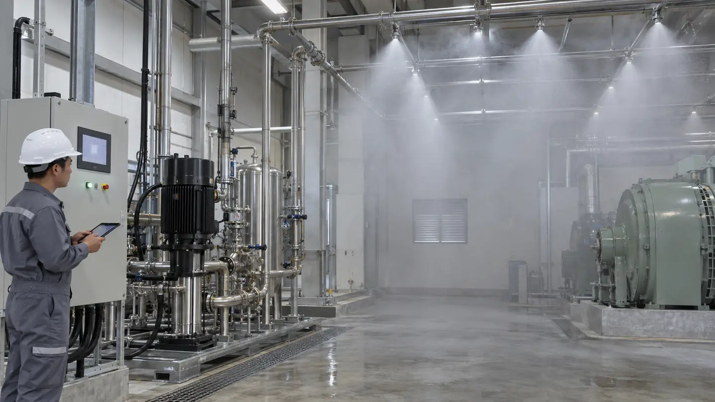 Thi công hệ thống chữa cháy water mist - PCCC An Nhiên