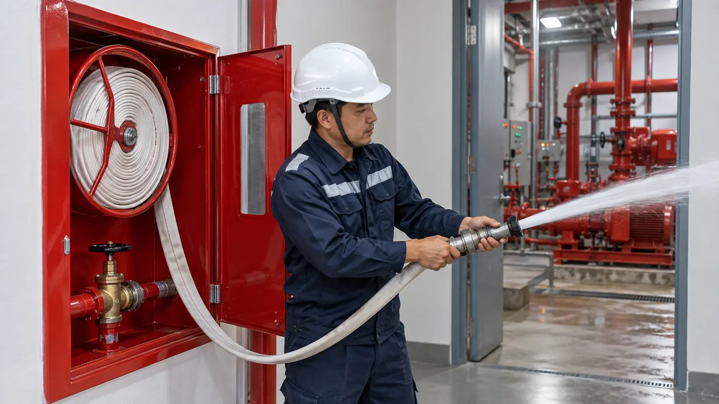 Thi công hệ thống họng nước chữa cháy - PCCC An Nhiên