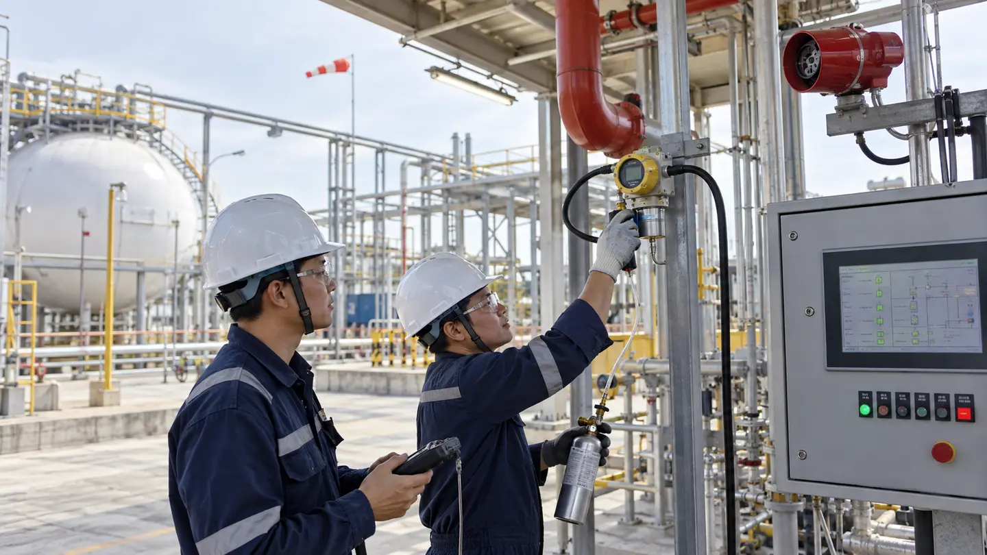 Thi công hệ thống phát hiện khí gas và cháy - PCCC An Nhiên