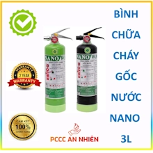 Bình chữa cháy Pin Lithium NANO HAFICO 3L (HFNWB3) - Công nghệ Nano dập tắt xe điện chất lượng cao