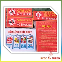 Ảnh nhỏ sản phẩm Bảng cấm hút thuốc PCCC bằng mica