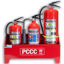 Kệ để 3 bình chữa cháy - Thiết bị phòng cháy chữa cháy PCCC An Nhiên