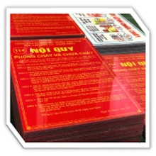 Ảnh nhỏ sản phẩm Bảng nội quy PCCC bằng mica